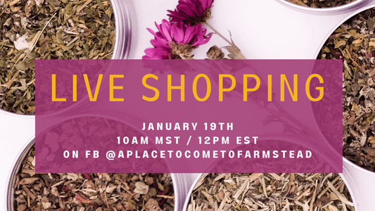 Live Video Shopping and 🌹 Valentine's Preview 🌹 January 19th at 10am MST - Herbal Embrace