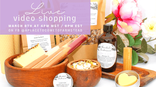 Welcome Spring LIVE VIDEO SALE March 8th on Instagram (10am) and Facebook (4pm)! Mar 8, 2023 - Herbal Embrace
