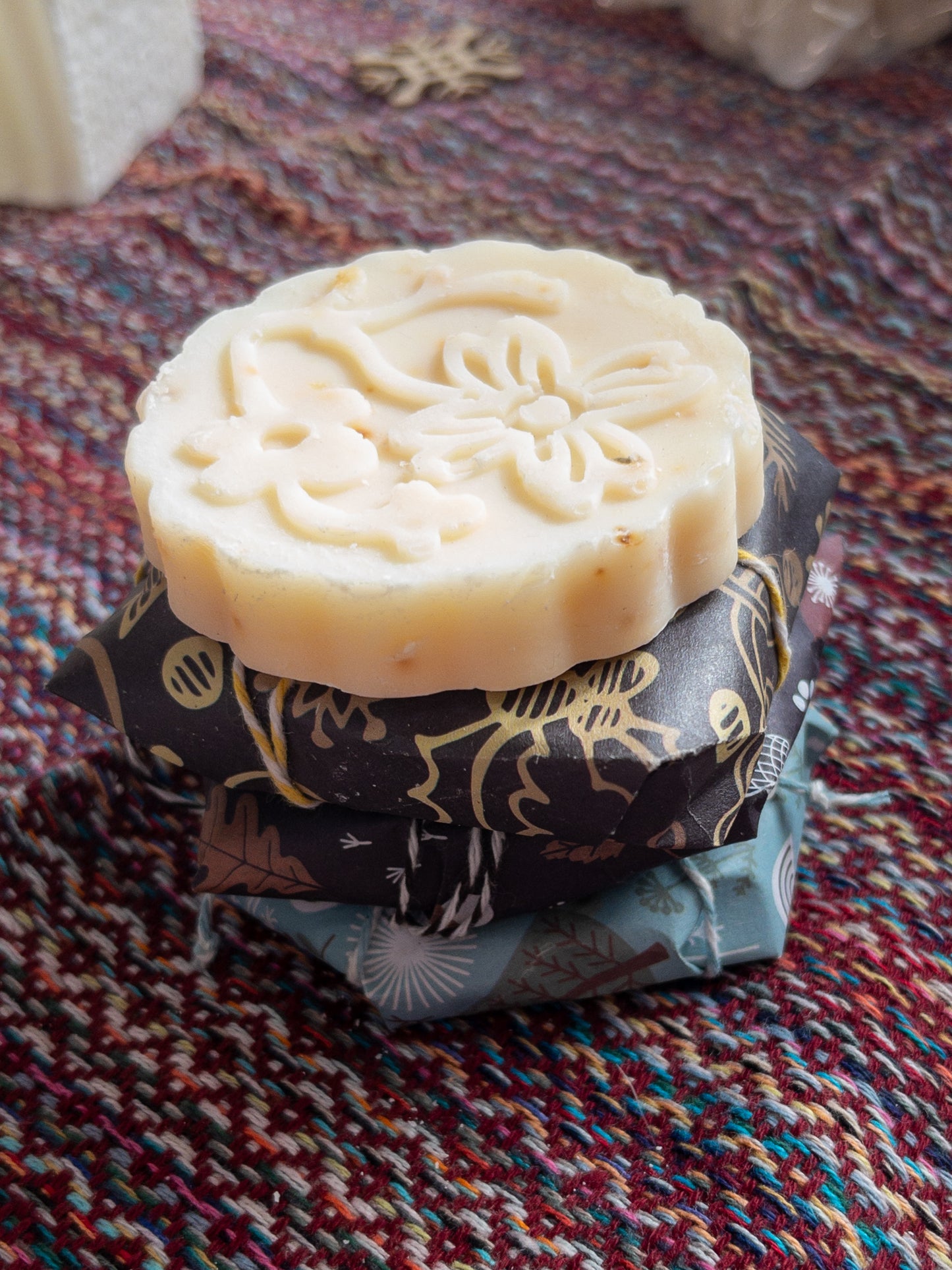 Honey Almond Soap Round