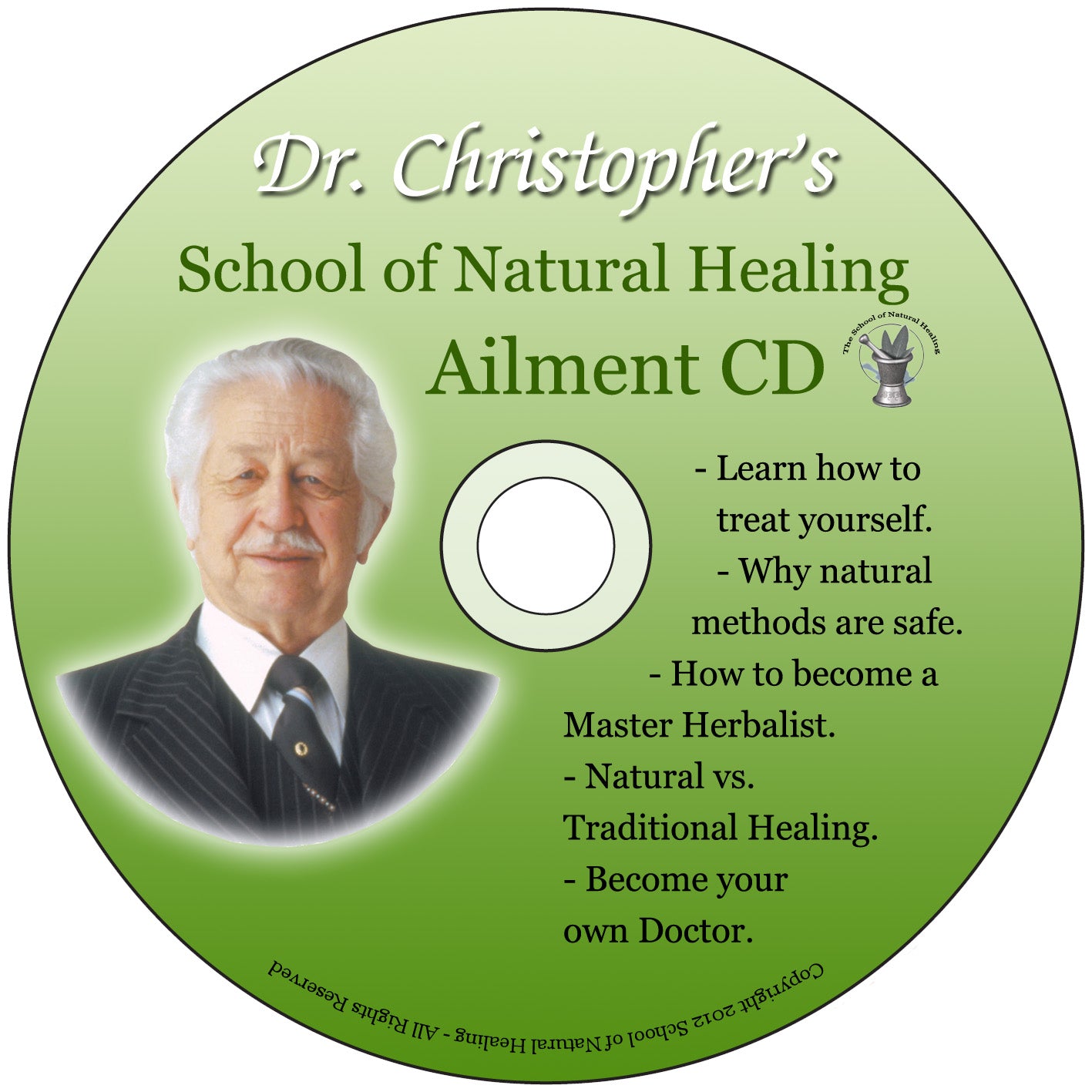 School of Natural Healing Ailment CD Set