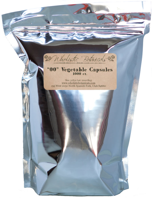Size 00 Empty Vegetable Capsules - 1,000 count