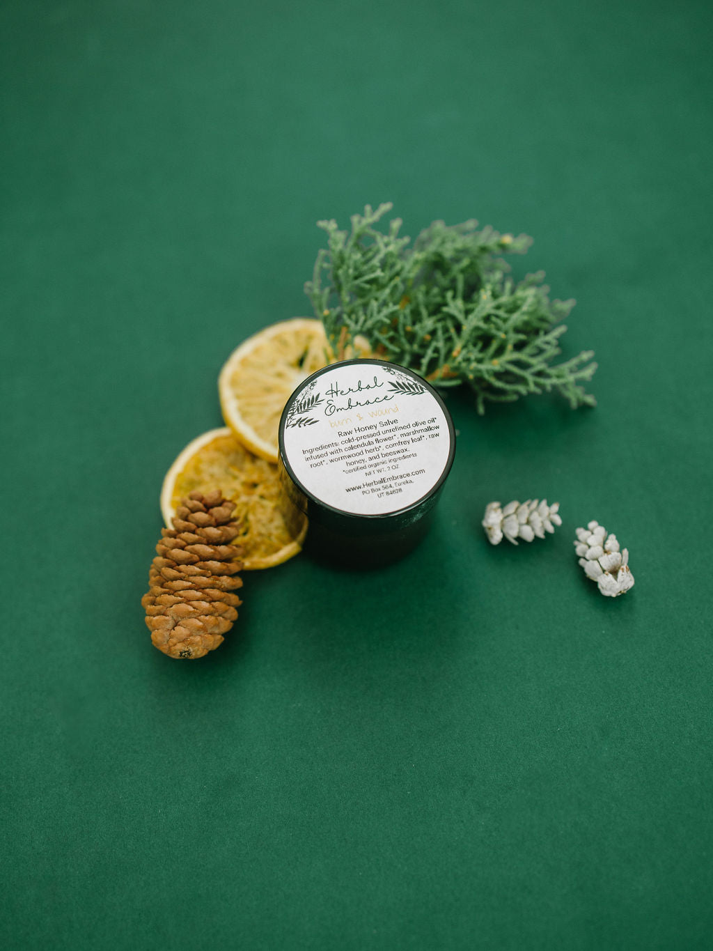 Burn & Wound Herbal Raw Honey Salve 2.0 oz