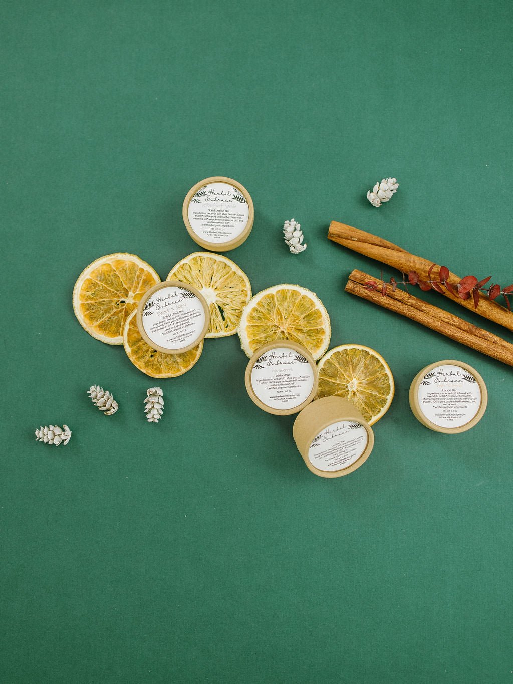 5 - Piece Lotion Bar Sample Gift Set - Herbal Embrace