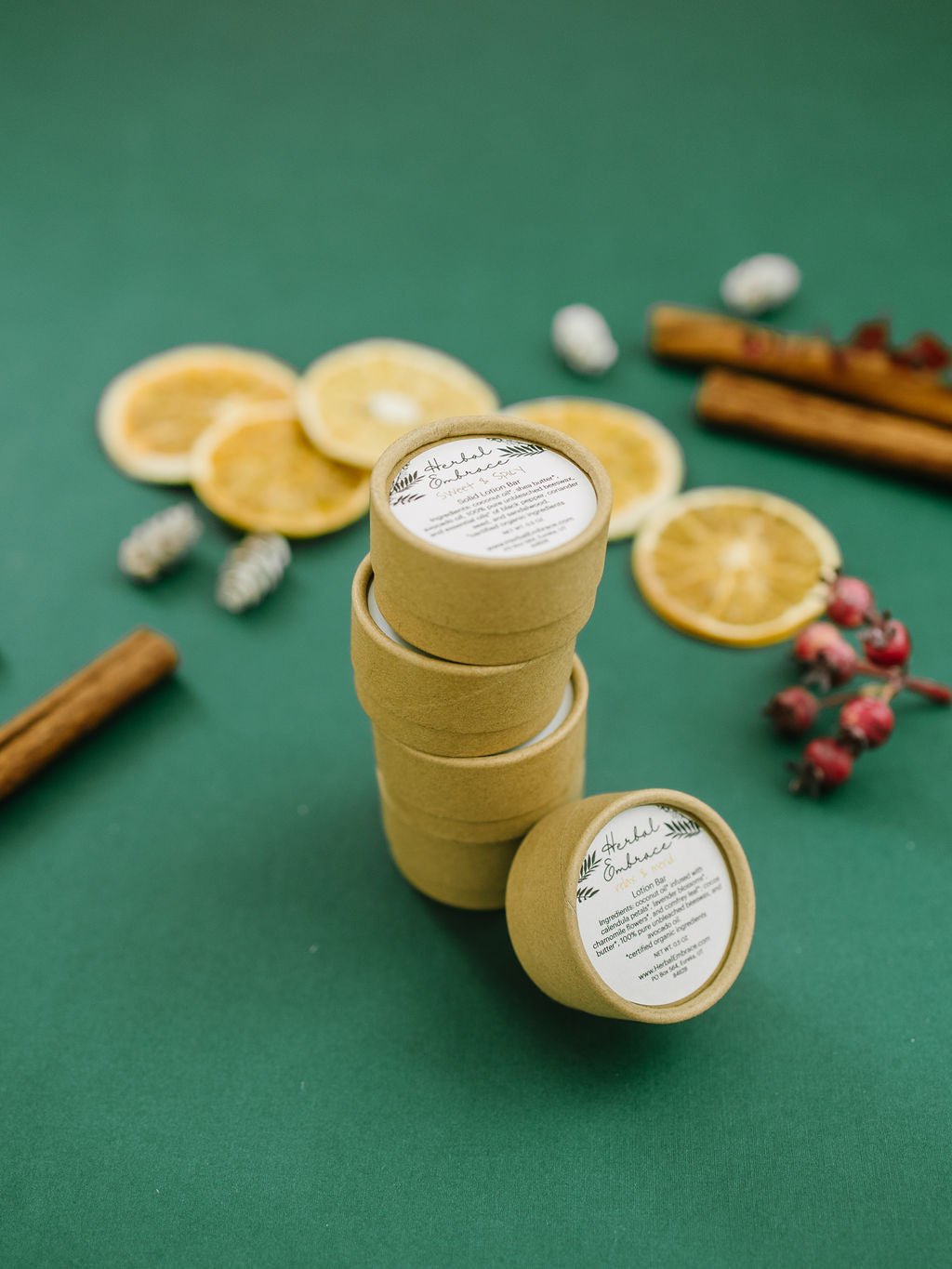 5 - Piece Lotion Bar Sample Gift Set - Herbal Embrace