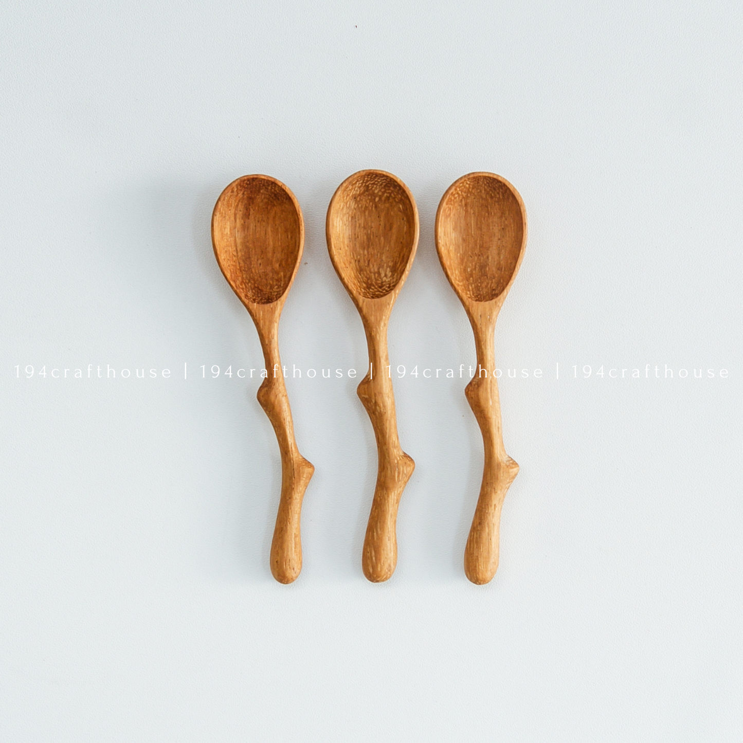 Twig Handle Wooden Spices Small Spoons - Measuring Spoons