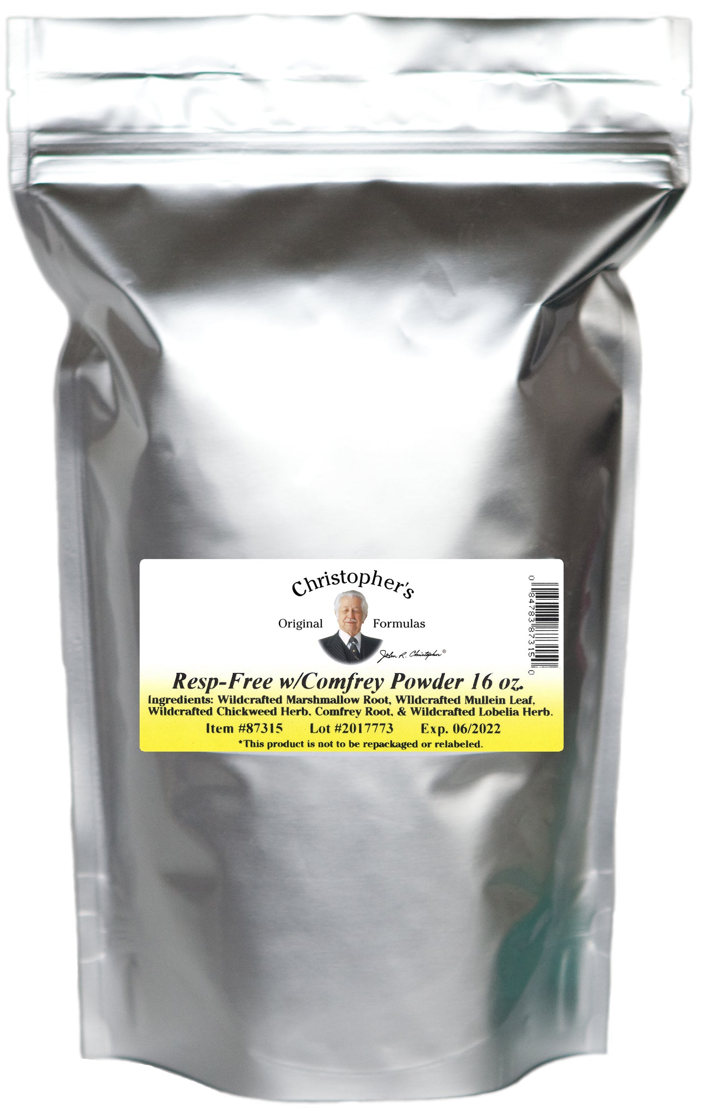 Dr. Christopher's Resp-Free w/ Comfrey Formula