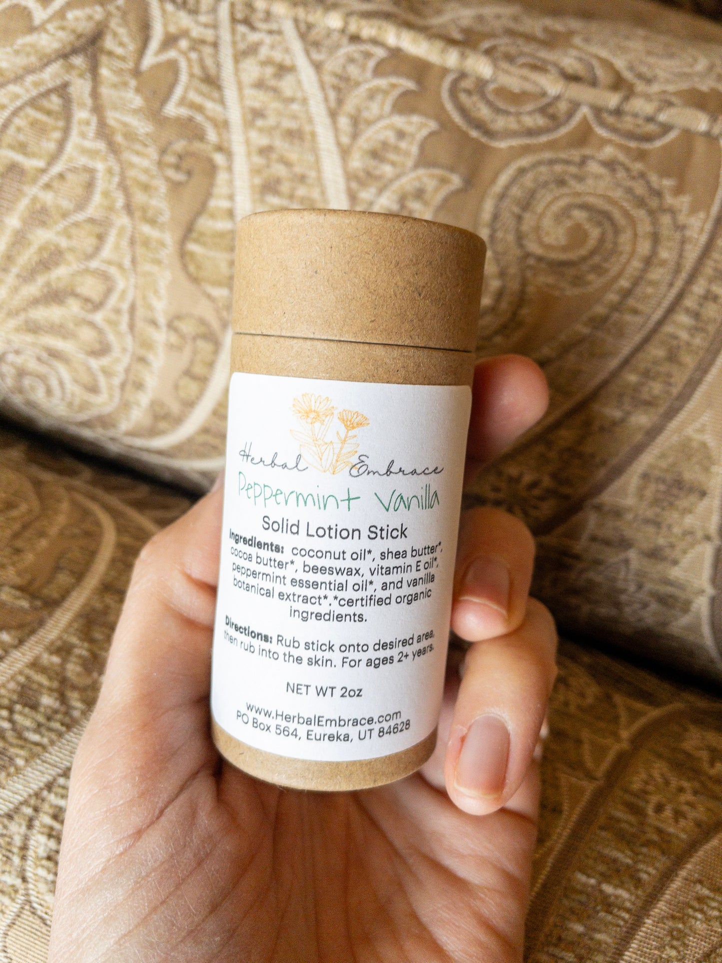 Peppermint Vanilla Lotion Stick