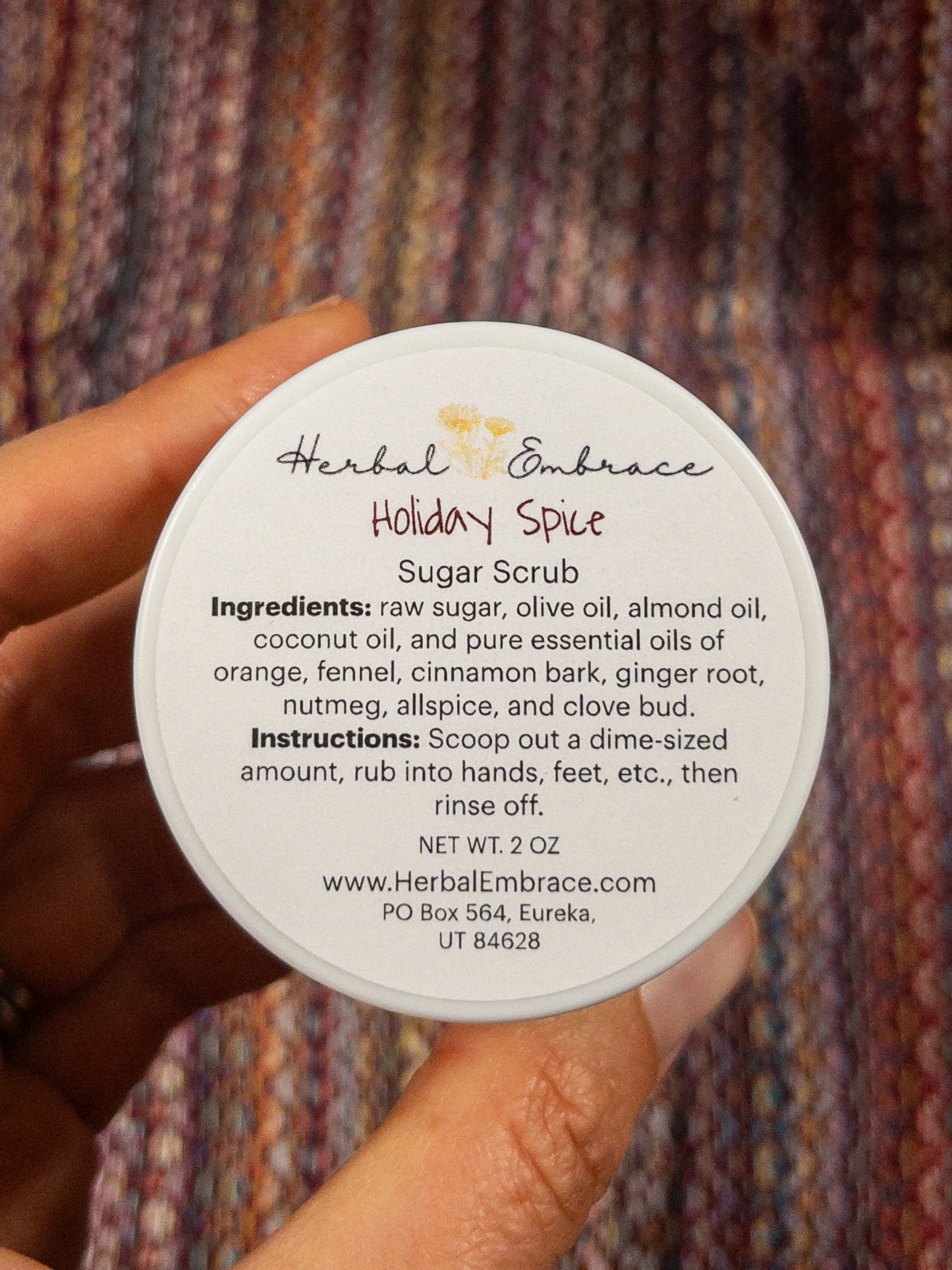 Holiday Spice Raw Sugar Scrub 2.0 oz