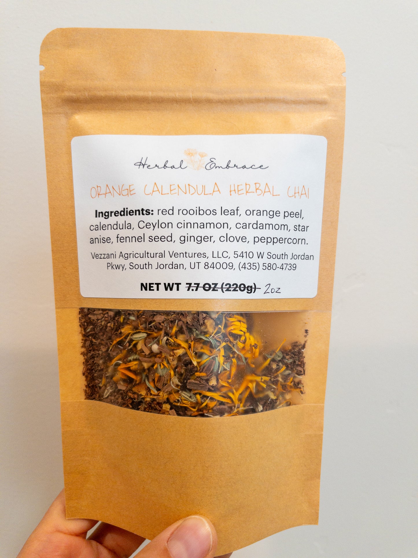 Herbal Chai Tea - Sampler Pack - 4 x 2oz Pouches