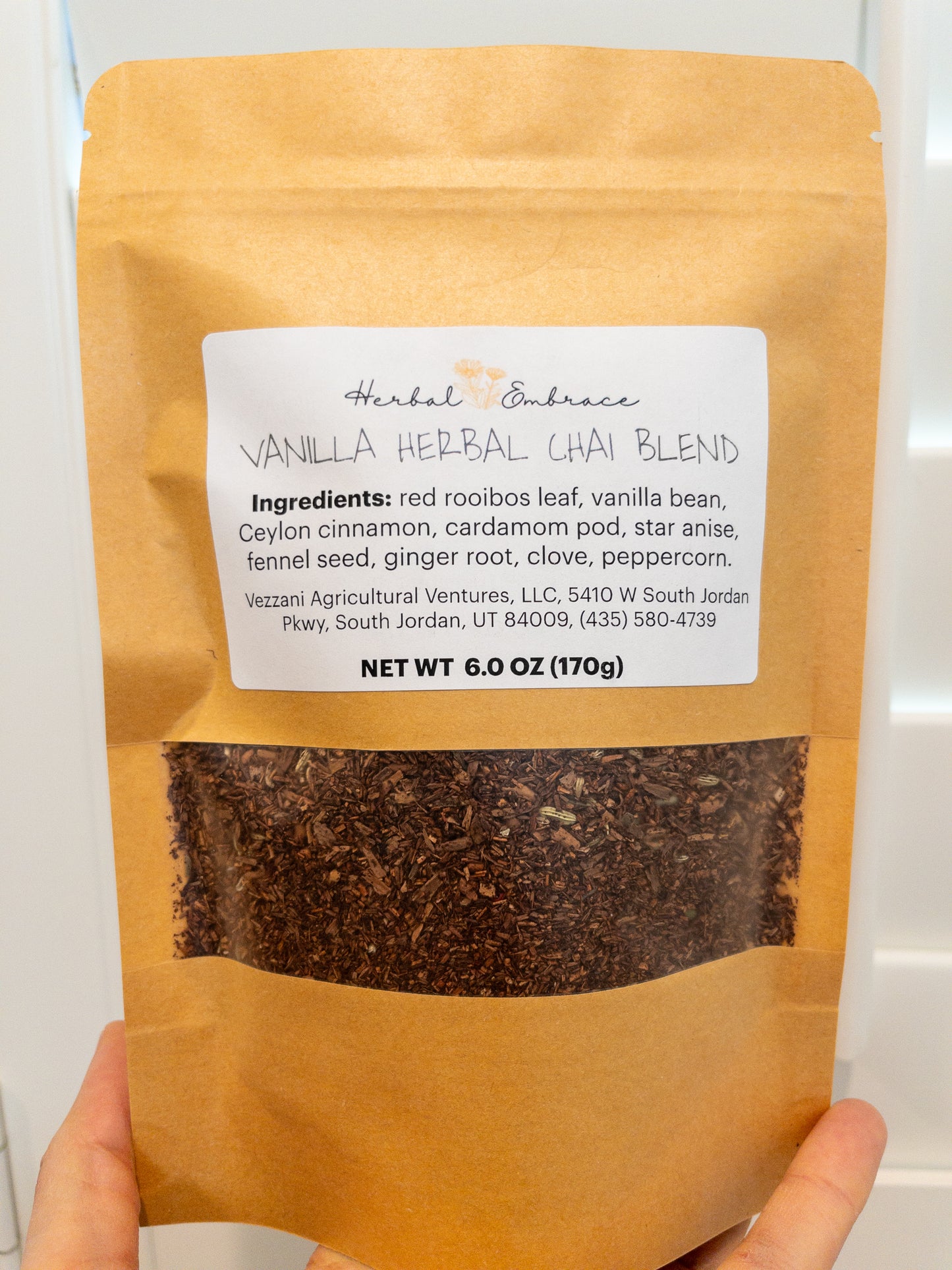 Herbal Chai Tea - Vanilla Chai 6oz
