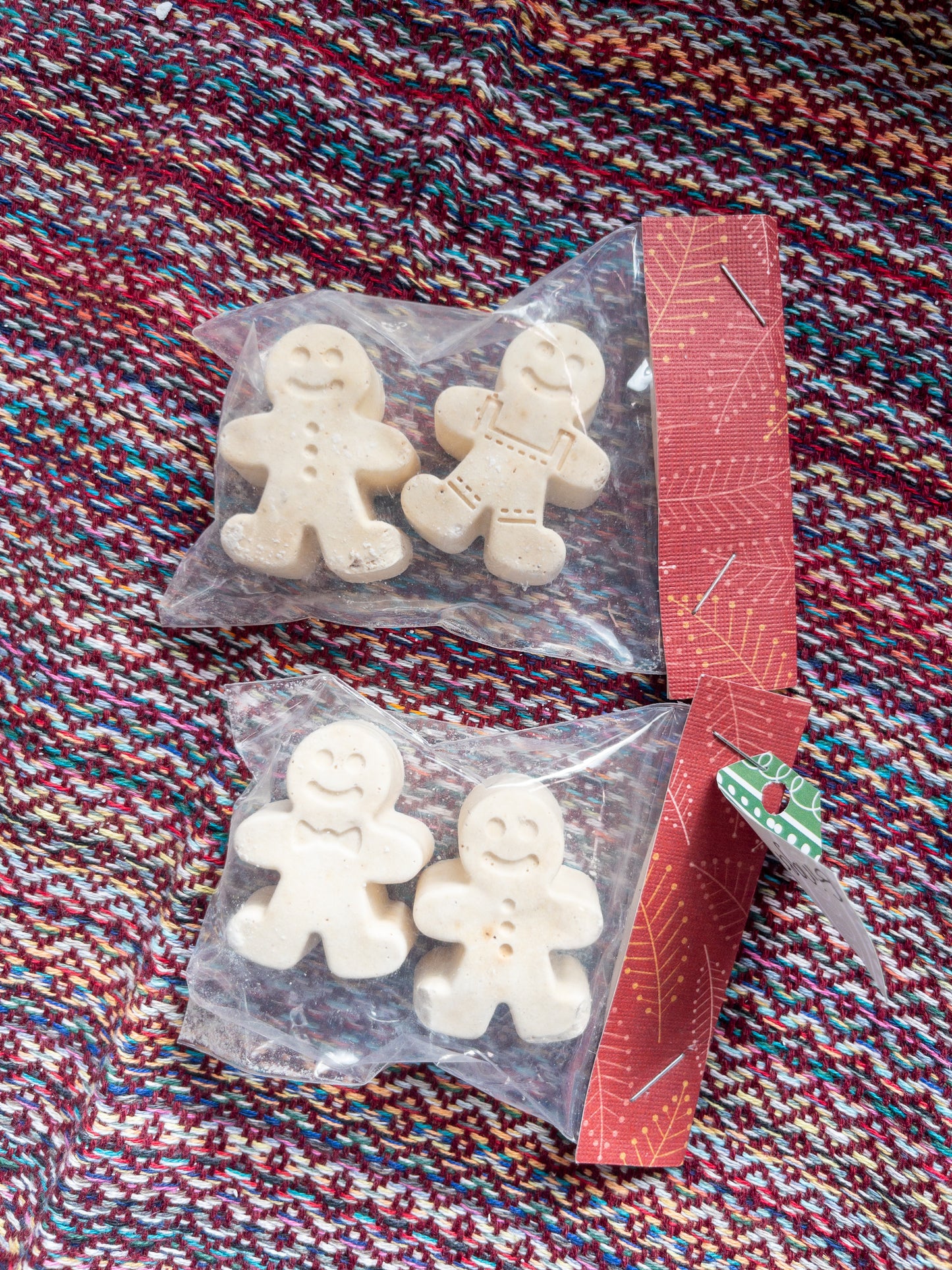 Gingerbread Boys Mini Soap Set