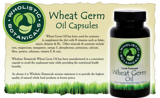 Wheat Germ Oil Capsules 60 ct