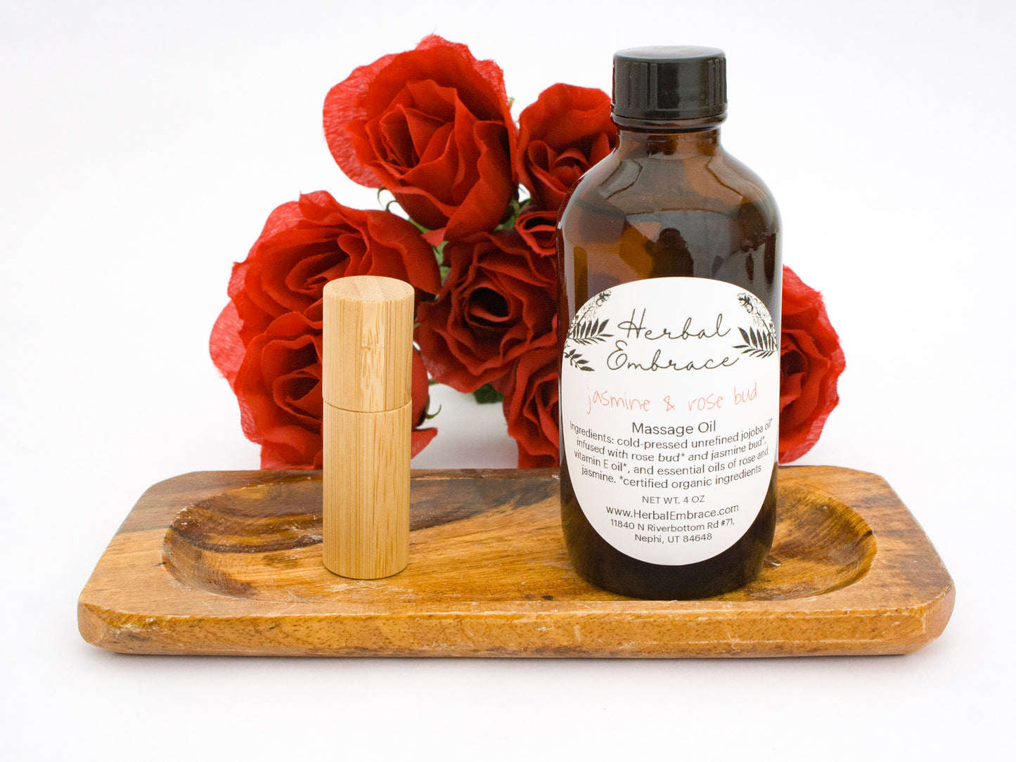Jasmine & Rose Bud Infused Oil for Massage Oil, Facial Serum Oil, Natural Perfume, Hair Oil
