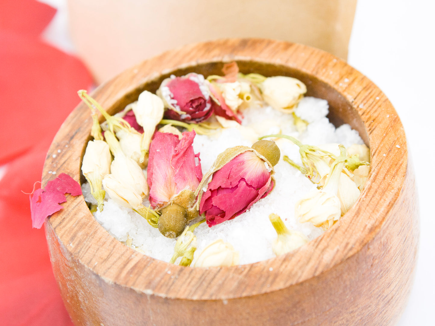 Jasmine & Rose Bud Herbal Bath Salts