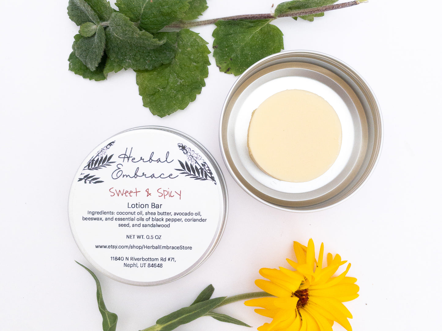 Sweet & Spicy Lotion Bar - Sandalwood, Black Pepper, Coriander Seed