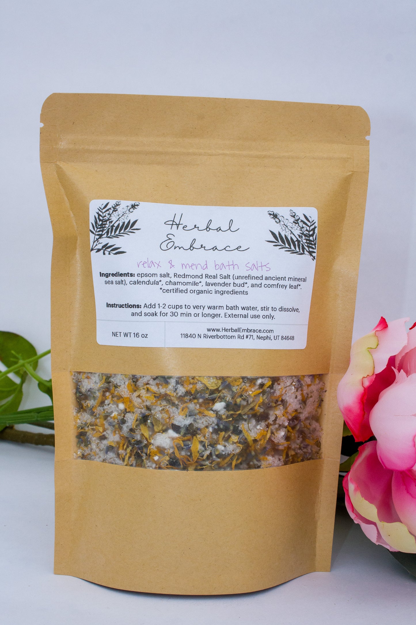 Relax & Mend Herbal Bath Salts