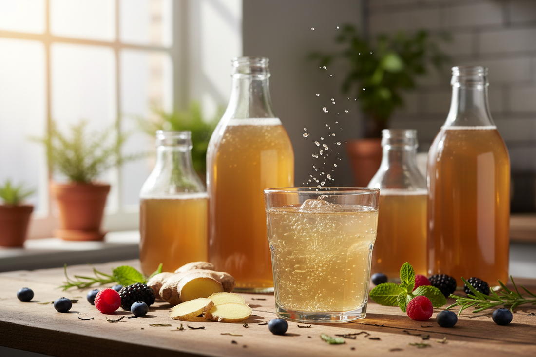 Herbal Kombucha Recipe & Video How-To