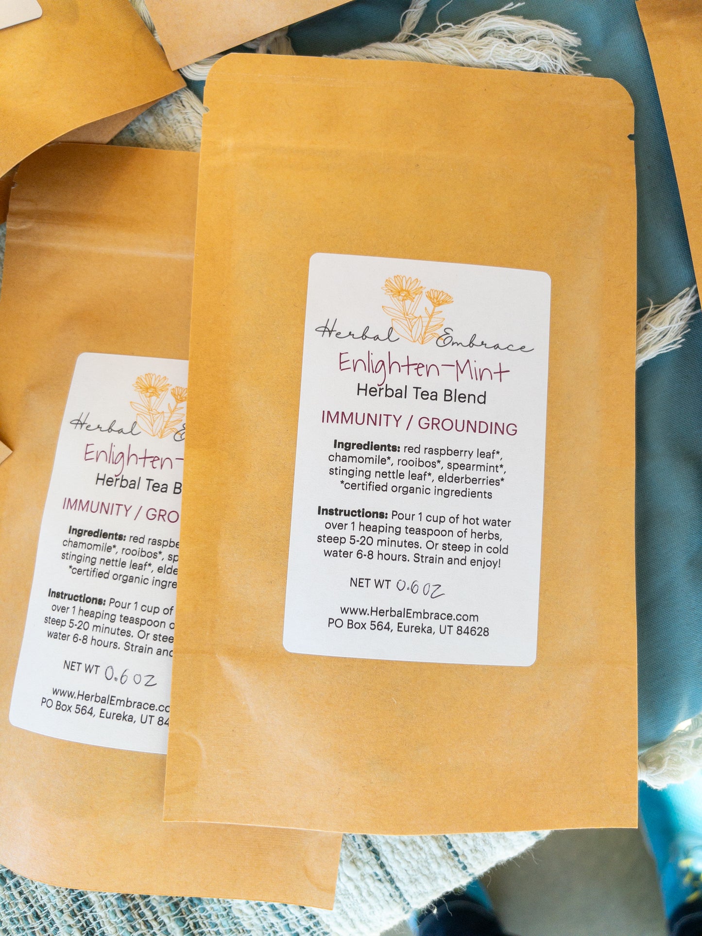 Enlighten-Mint Herbal Loose-Leaf Tea Blend