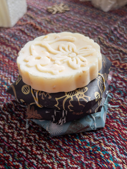 Honey Almond Soap Round
