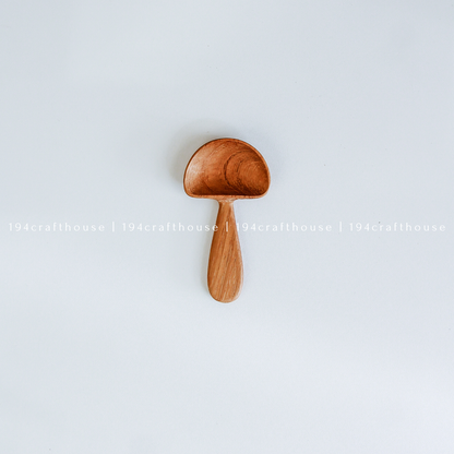 Wooden Mushroom Spoons, Wooden Scoops - Home Decor and Gifts
