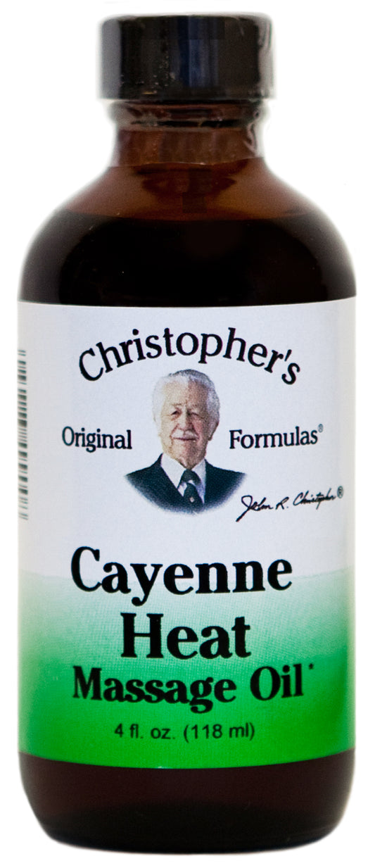 Cayenne Heat Massage Oil 4 oz