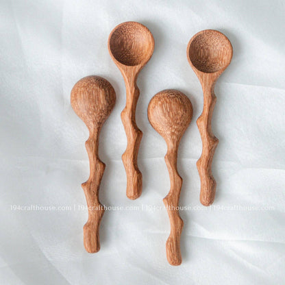 Branch Tree Wooden Spices Small Spoons - Measuring Spoons