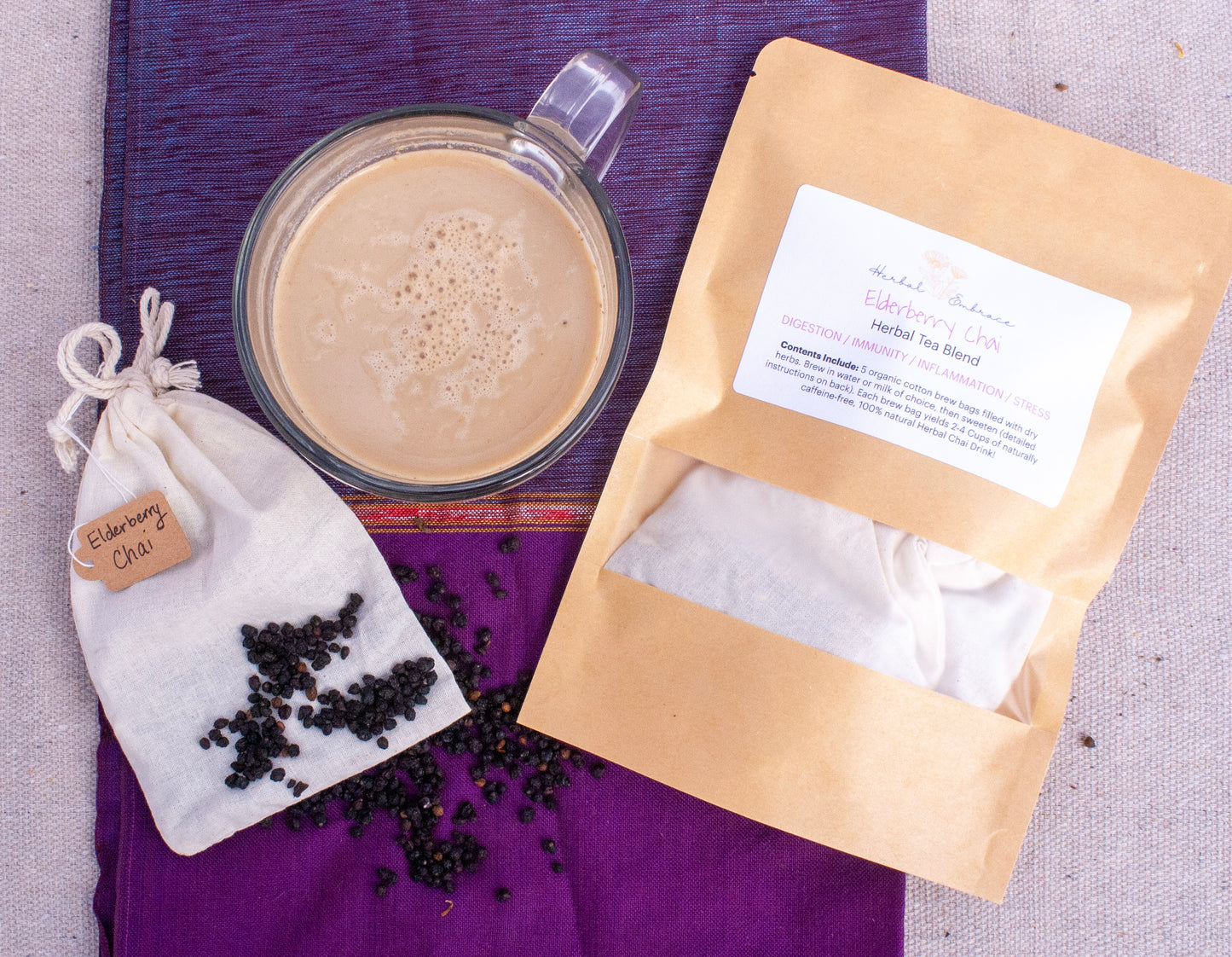 Herbal Chai Tea - Elderberry