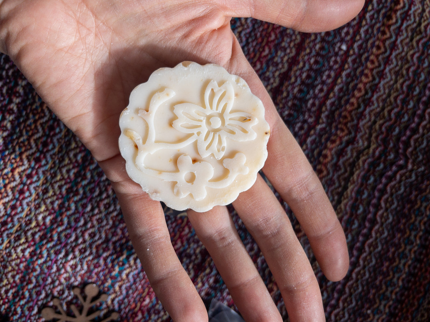 Honey Almond Soap Round