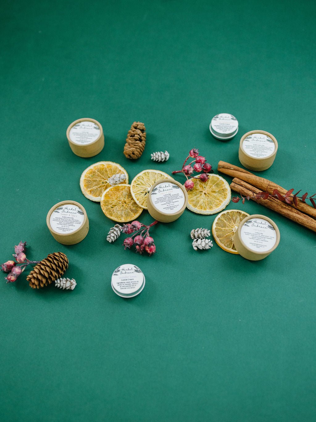 7 - Piece Lotion Bar & Cuticle Balm Gift Set - Herbal Embrace