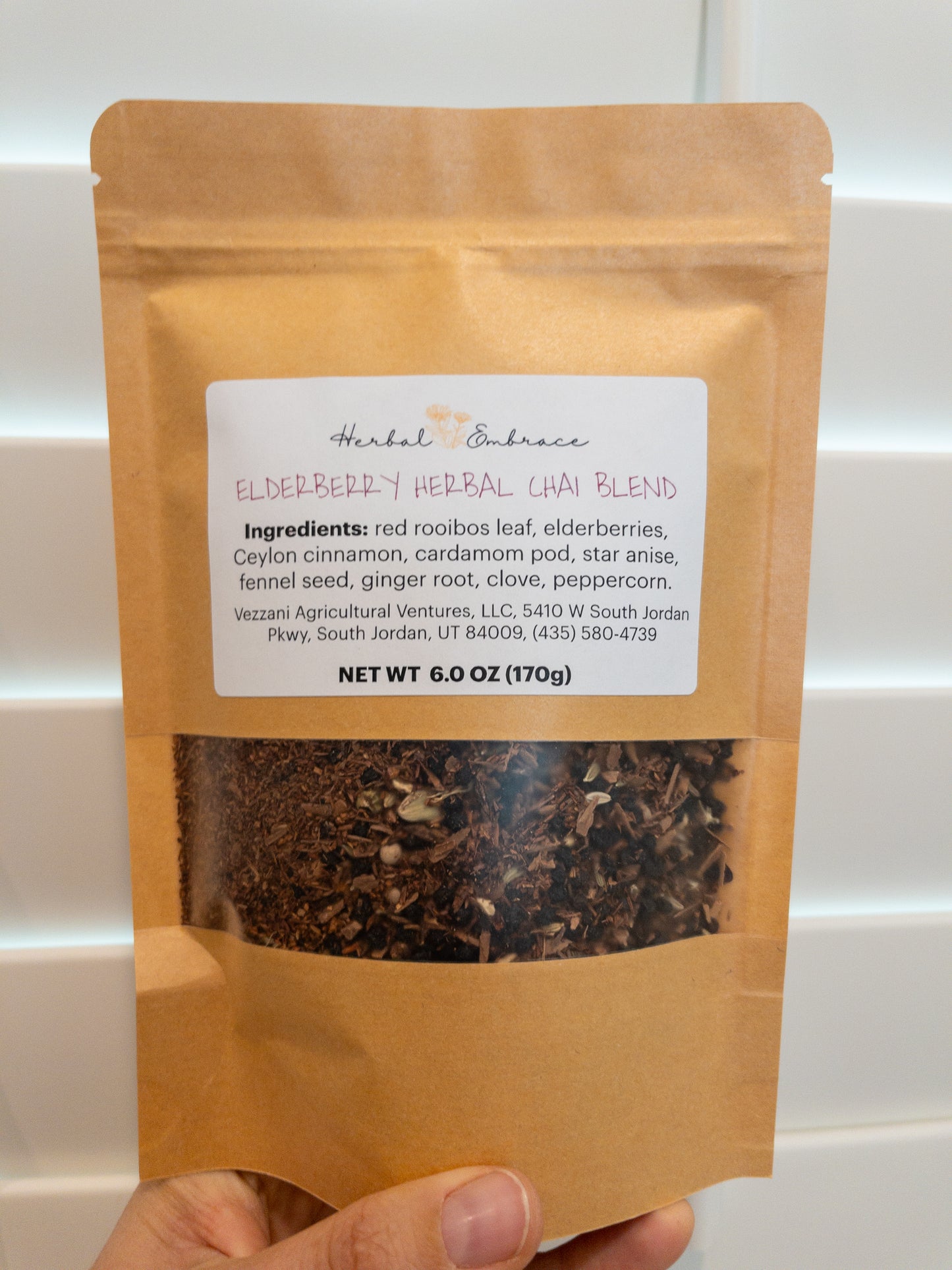 Herbal Chai Tea - Elderberry Chai 6.0oz