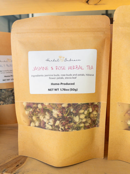 Jasmine & Rose Herbal Loose-Leaf Tea Blend (formerly known as Romance)