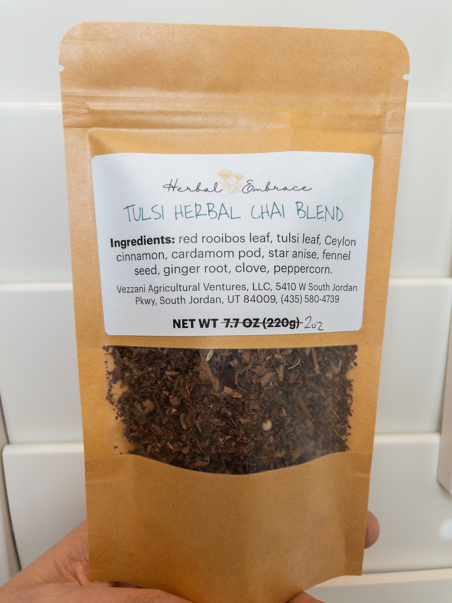 Herbal Chai Tea - Tulsi Chai 5.0oz