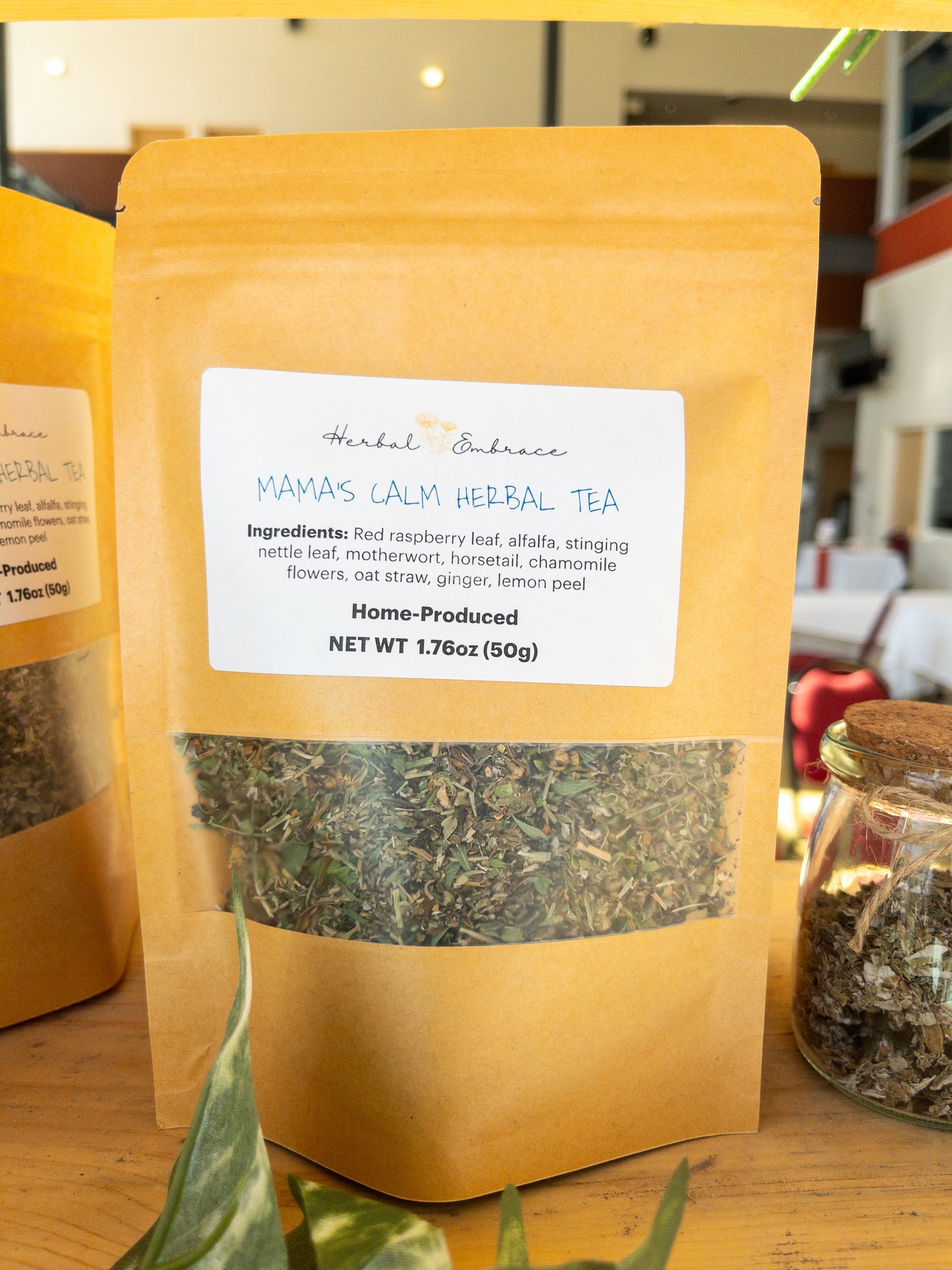 Mama's Calm Postpartum Postnatal Recovery Support Herbal Loose-Leaf Tea Blend