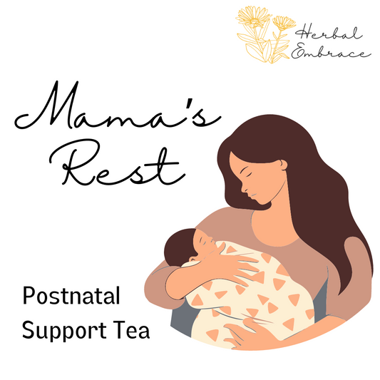 Mama's Rest Postpartum Postnatal Recovery Support Herbal Loose-Leaf Tea Blend