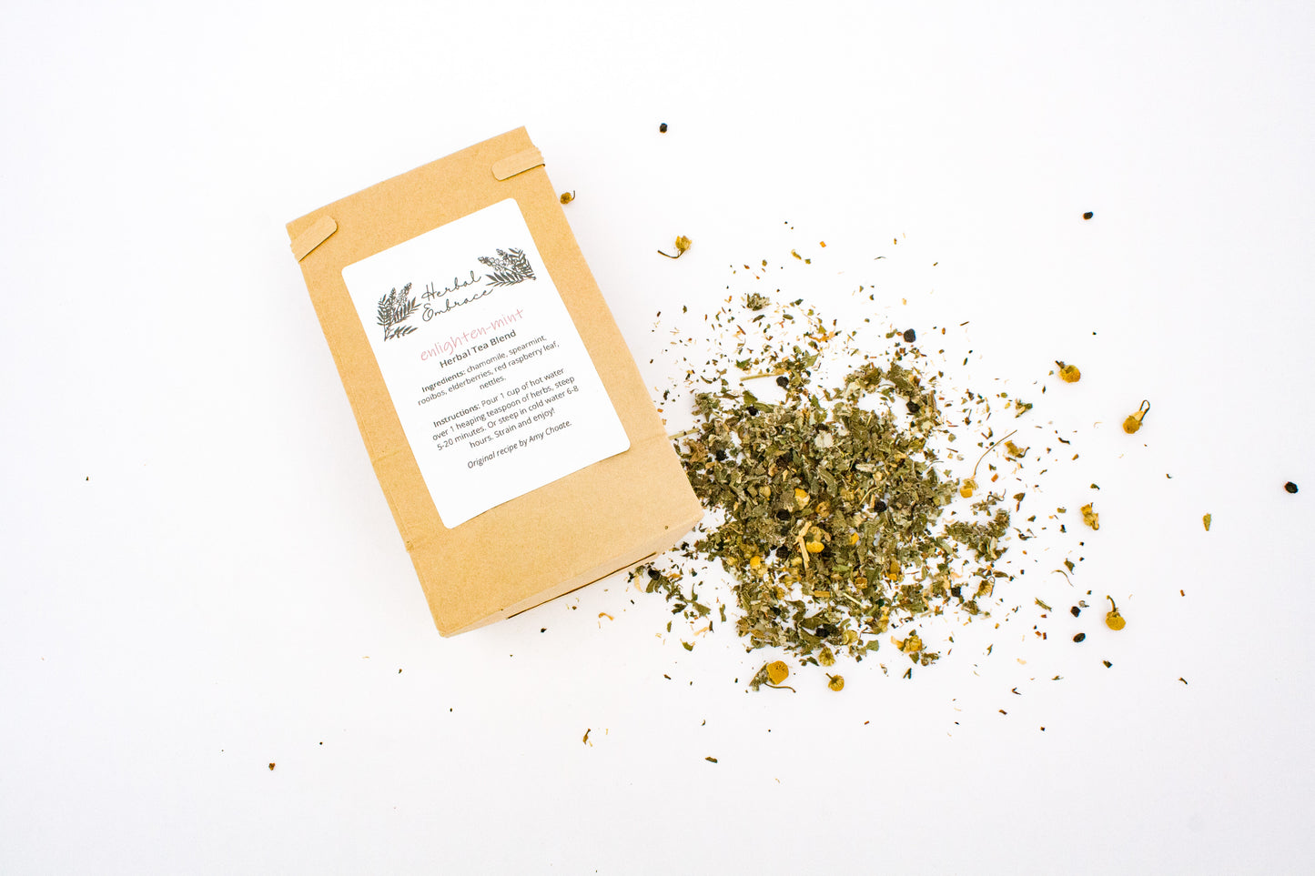 Enlighten-Mint Herbal Loose-Leaf Tea Blend